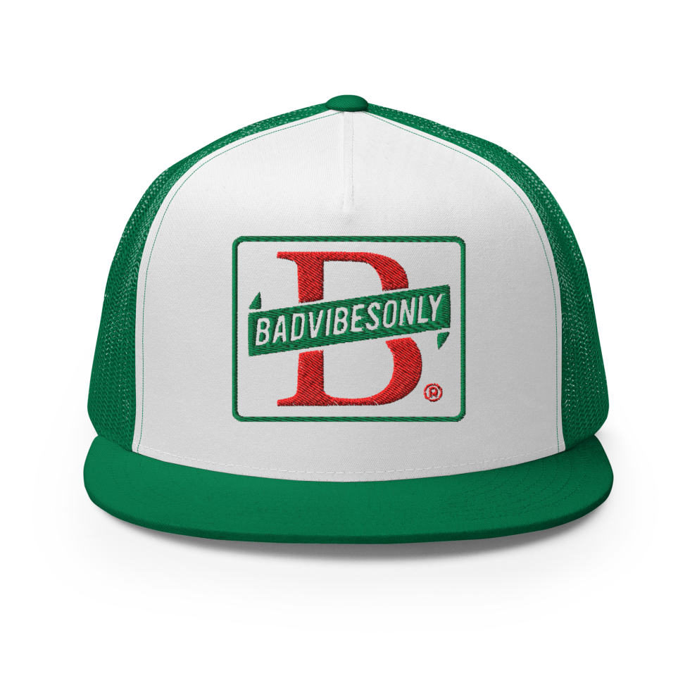 DELI LOGO TRUCKER HAT [GREEN/WHITE]