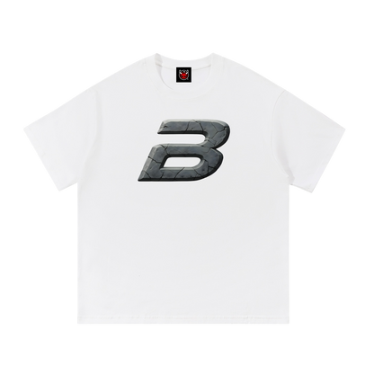 STONE LOGO TEE [WHITE]
