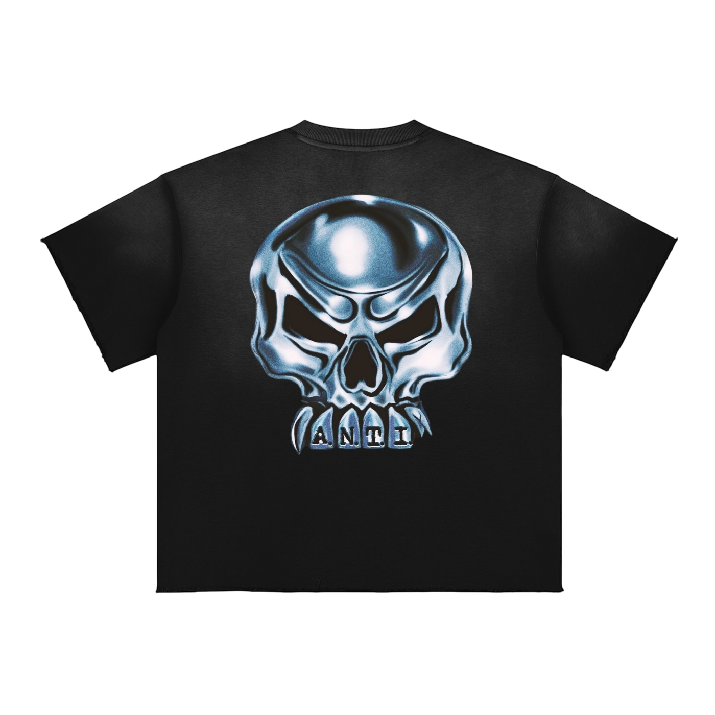 ANTI RAW EDGE TEE [BLACK]