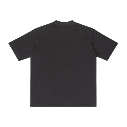 OWL VINTAGE WASH TEE [BLACK]