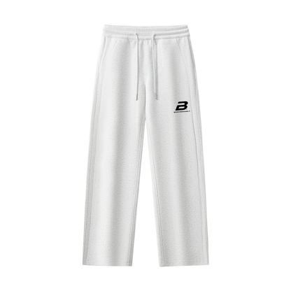 WMNS ESSENTIAL STRAIGHT-LEG SWEATPANTS [GREY]