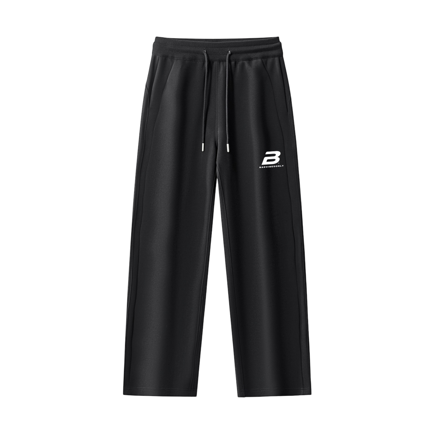 WMNS ESSENTIAL STRAIGHT-LEG SWEATPANTS [BLACK]