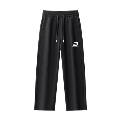 WMNS ESSENTIAL STRAIGHT-LEG SWEATPANTS [BLACK]