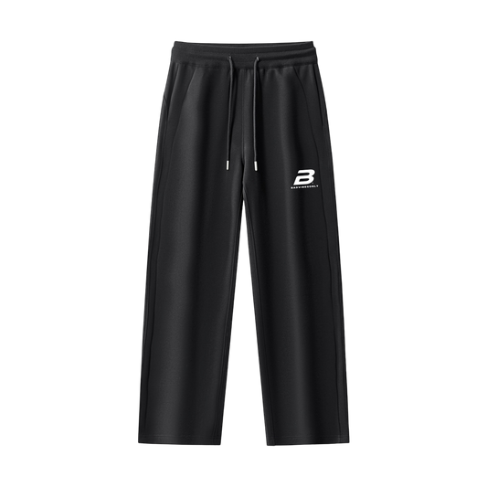 WMNS ESSENTIAL STRAIGHT-LEG SWEATPANTS [BLACK]