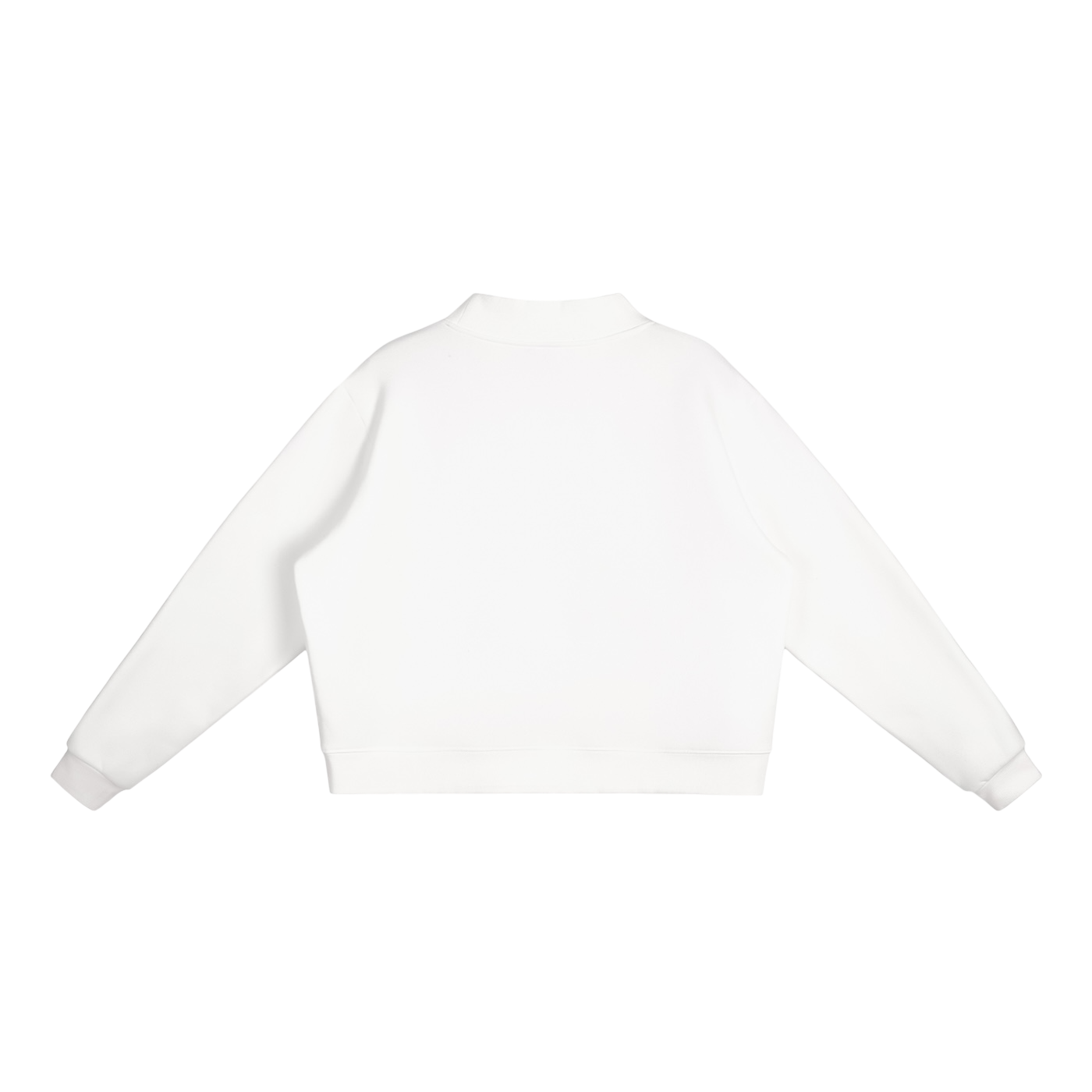 WMNS ESSENTIAL MOCK-NECK SWEATSHIRT [WHITE]