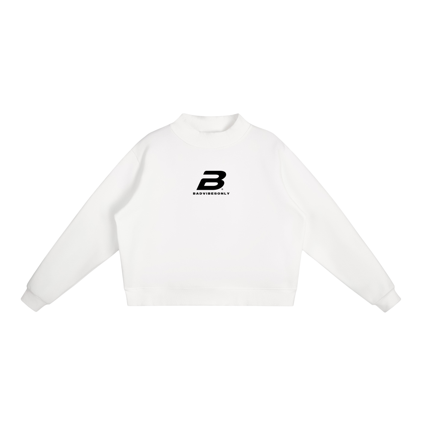 WMNS ESSENTIAL MOCK-NECK SWEATSHIRT [WHITE]