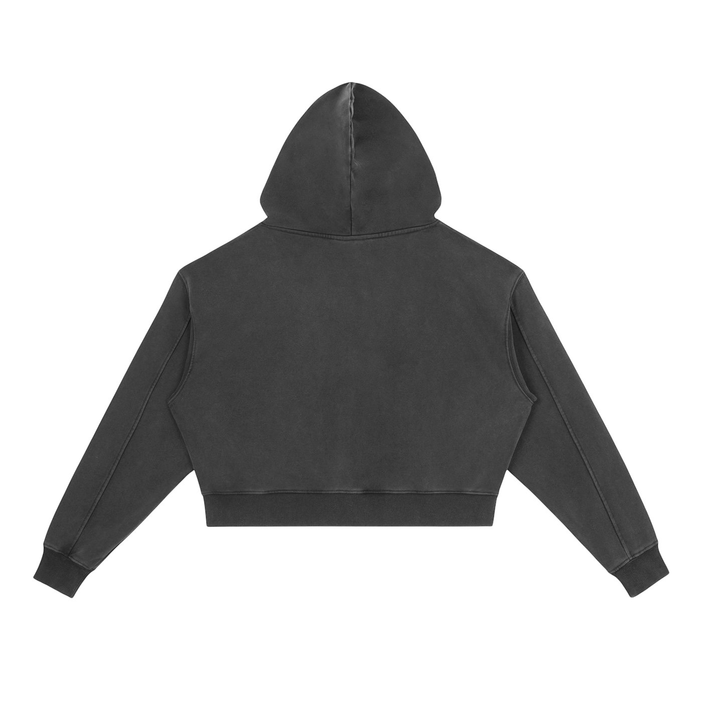 WMNS OWL VINTAGE WASH HOODIE [BLACK]