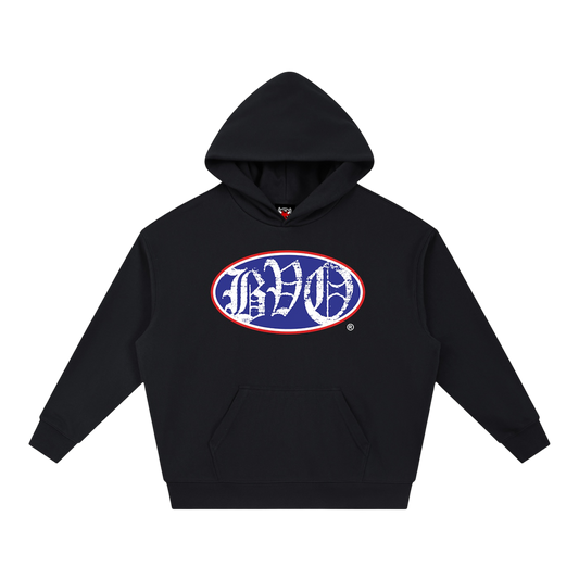 BVO® ALT OVAL HOODIE [BLACK]