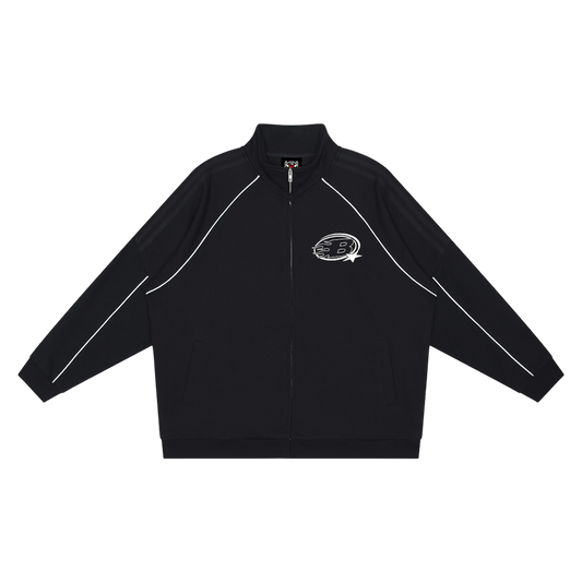 ALT STAPLE LOGO® REFLECTION STRIPED JACKET [BLACK]