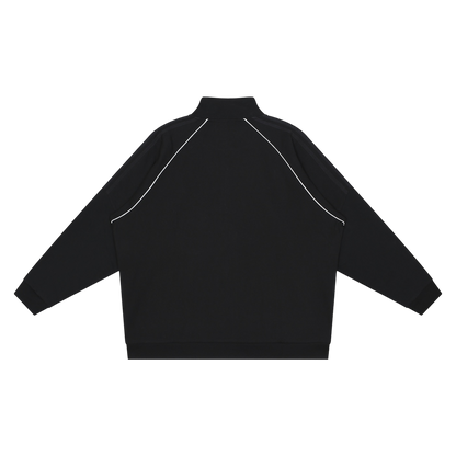 ALT STAPLE LOGO® REFLECTION STRIPED JACKET [BLACK]