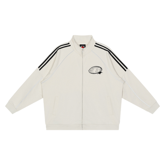 ALT STAPLE LOGO® REFLECTION STRIPED JACKET [OFF-WHITE]