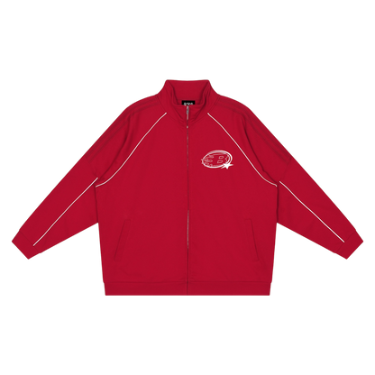 ALT STAPLE LOGO® REFLECTION STRIPED JACKET [RED]