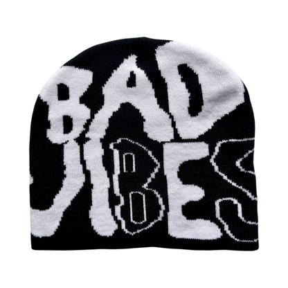 BAD VIBES SKULLY [BLACK/WHITE]
