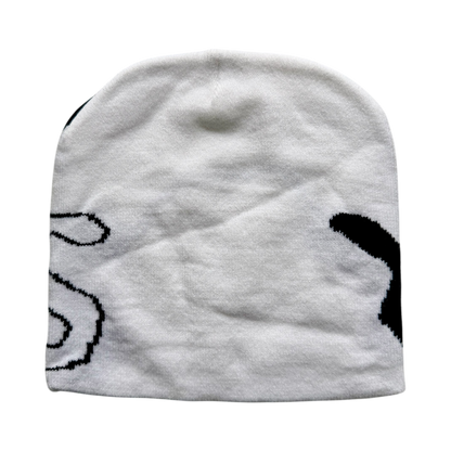 BAD VIBES SKULLY [WHITE/BLACK]