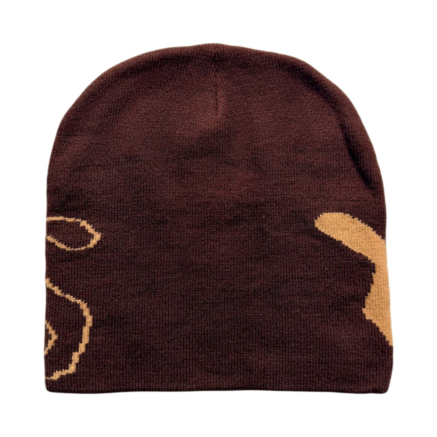 BAD VIBES SKULLY [DARK BROWN/TAN]