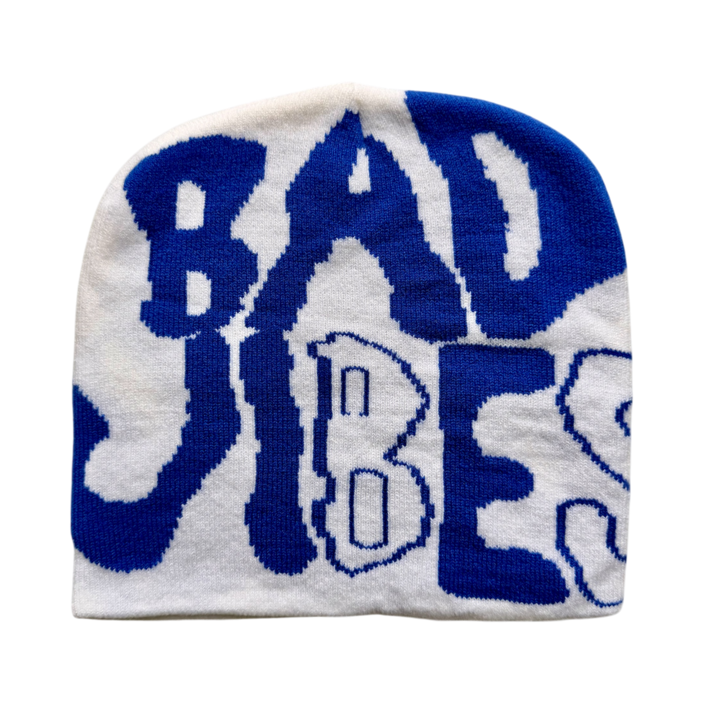BAD VIBES SKULLY [WHITE/BLUE]