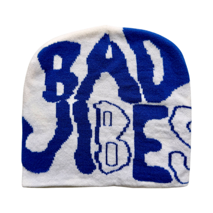 BAD VIBES SKULLY [WHITE/BLUE]