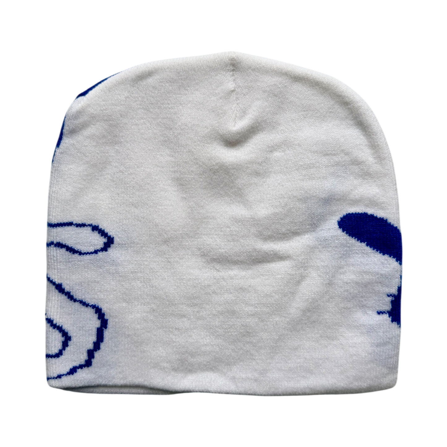 BAD VIBES SKULLY [WHITE/BLUE]