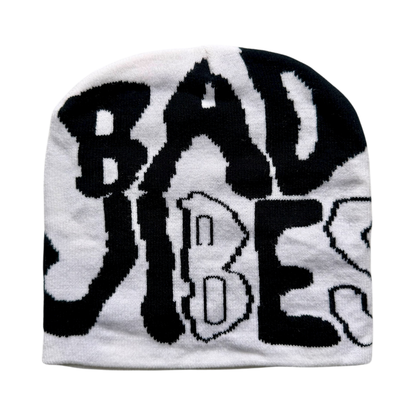 BAD VIBES SKULLY [WHITE/BLACK]