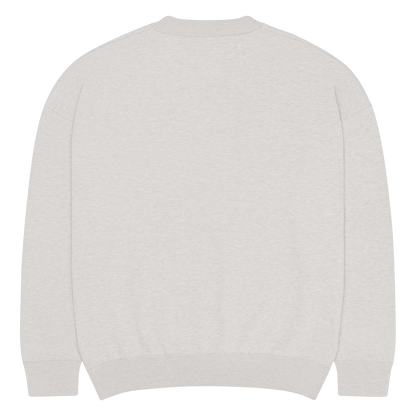 ANTI LOGO KNIT SWEATER [BONE]