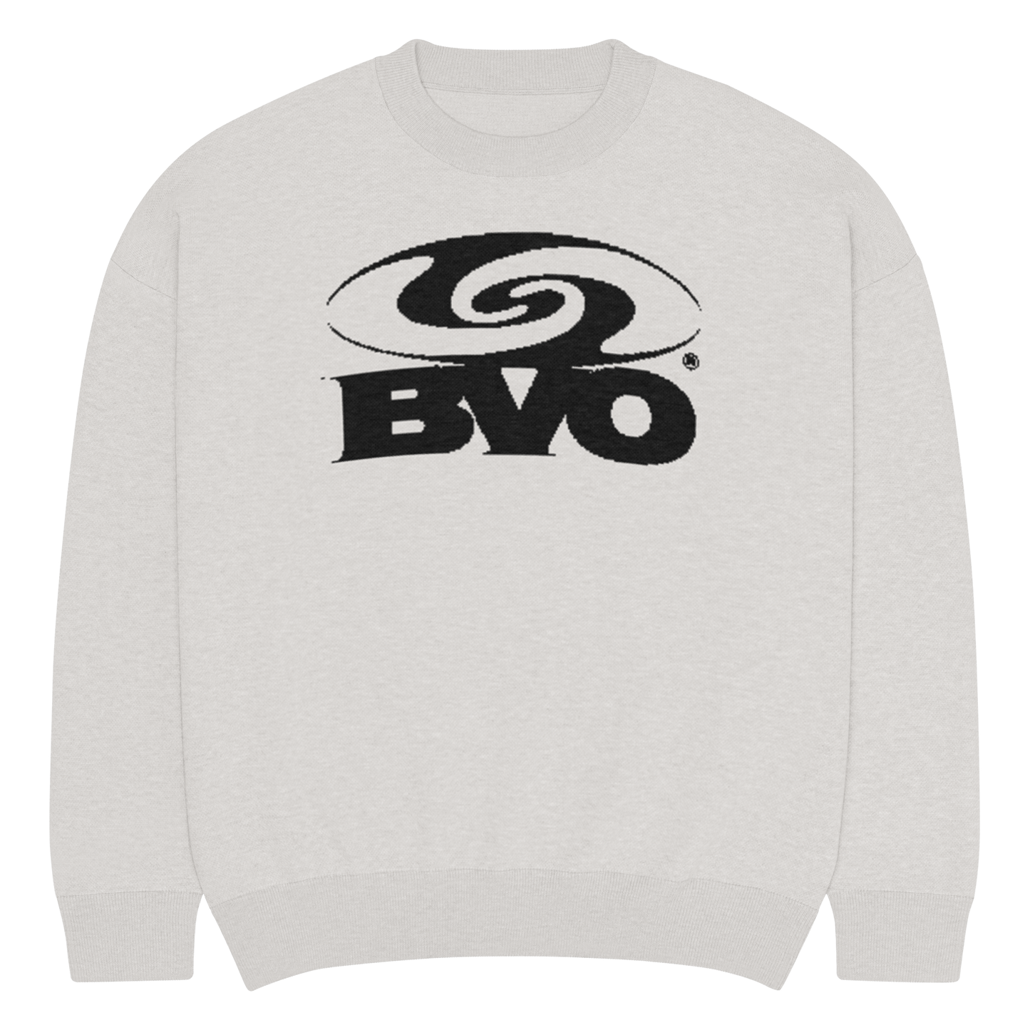 ANTI LOGO KNIT SWEATER [BONE]