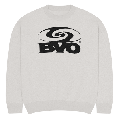 ANTI LOGO KNIT SWEATER [BONE]