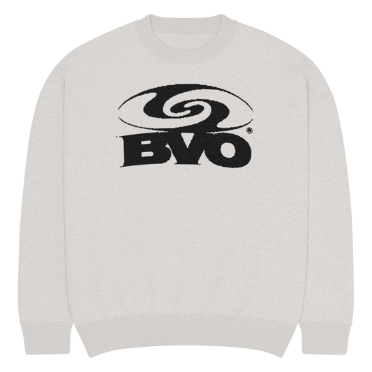 ANTI LOGO KNIT SWEATER [BONE]